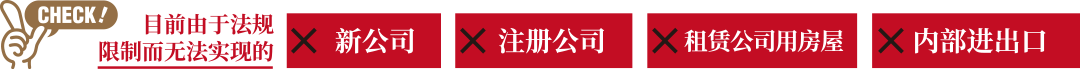 目前由于法规限制而无法实现的